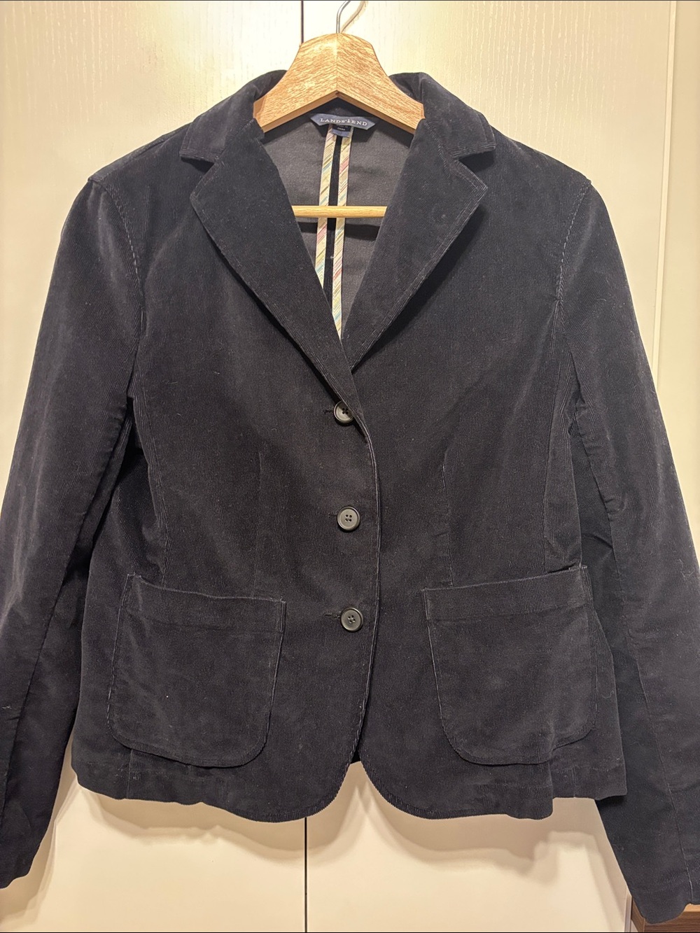Classic Black Corduroy Blazer - Everyday Jacket - 6P